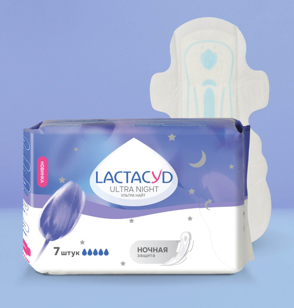 Прокладки для критических дней Lactacyd ULTRA NIGHT - Официальный сайт ...